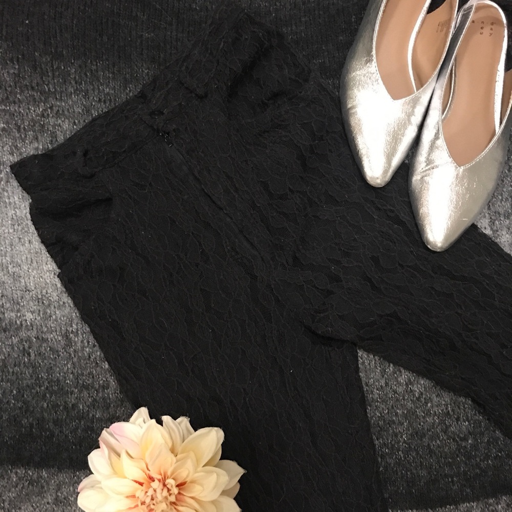 Vintage Express lace pants | size XS - Picture 2 of 5